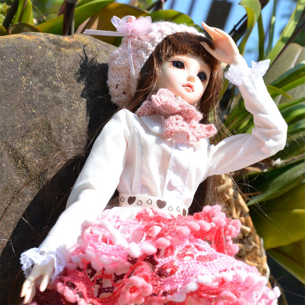 BJD DD 3、4分娃毛線套裝